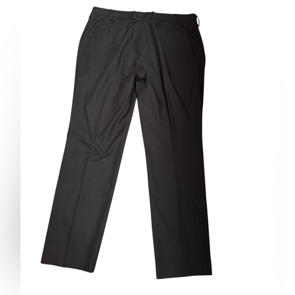 NORDSTROM RACK Suit Separates Black Suit Pants Size 40X32 Flat Front Business - Picture 8 of 11